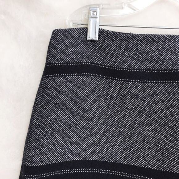 LOFT Blue Blanket Jacquard Wrap Skirt - Picture 6 of 8